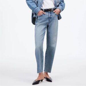 NWT Madewell hallstead wash The Perfect Vintage Wide-Leg Crop Jean